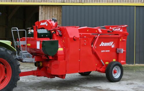Semi-mounted straw blower - DPR 6000 GM - JEANTIL S.A. - bedding / for round bales / for square bales