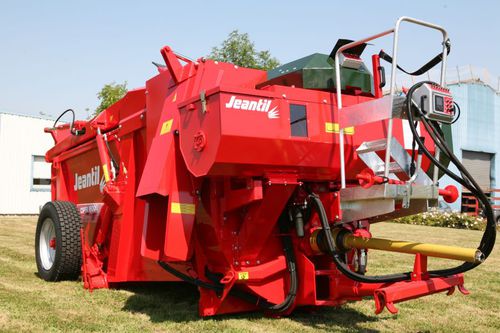 Semi-mounted straw blower - DPR 6000 SD - JEANTIL S.A. - bedding / for round bales / PTO-driven