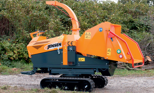 Tracked Wood Chipper A530L A540 Jensen GmbH Self propelled 