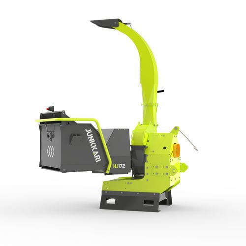Mounted wood chipper - HJ172 - Junkkari OY - PTO-driven / electric / hydraulic supply
