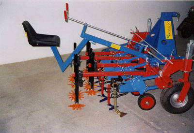 Mounted row crop cultivator - ARGUS - K.U.L.T. Kress Umweltschonende Landtechnik GmbH - folding / weeding