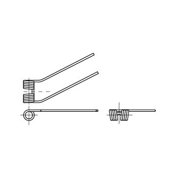 Spring tine - 40 - La Spirale S.r.l. - for tedders / universal / metal