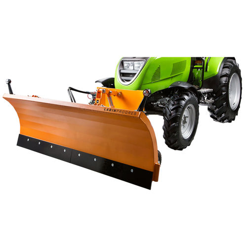 Straight snow plough - Labinprogres TPS d.o.o. - with hydraulic adjustment / on 3-point tractor front linkage / with rubber scraper