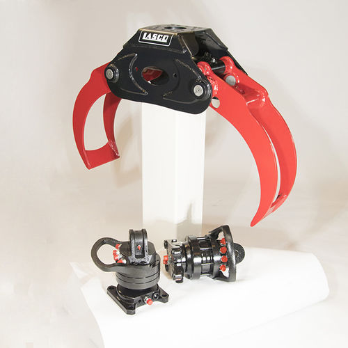 Forestry log grapple LA 100 Hz LASCO Heutechnik GmbH for loaders