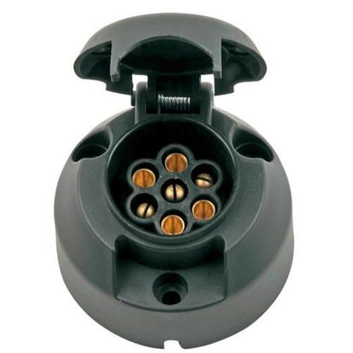 Socket connector - LG1356 - LED Global - 7-pole / 12 V / plastic