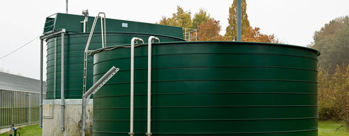 Water tank - Lipp GmbH - open / vertical / steel