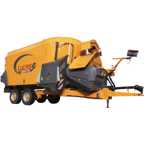 Vertical mixer - Spirmix Jet 20-26 - LUCAS.G - towed / 2-auger / PTO-driven