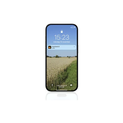 Monitoring mobile app - FarmCam 2.0 - LUDA Elektronik AB - animal husbandry / agricultural / real-time