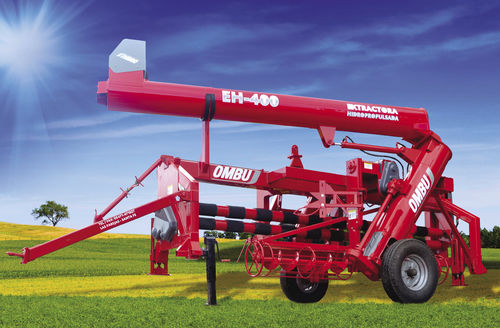 Silo unloader - EH 400 - Maquinas Agricolas Ombu SA - for big bags / for grains / with wheels