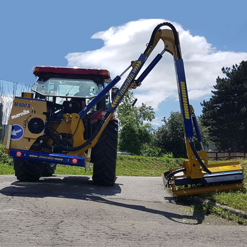 Tractor-mounted reach mower - M600X - M660TX - M730TX - MAROLIN DECESPUGLIATRICI IDRAULICHE SRL - flail