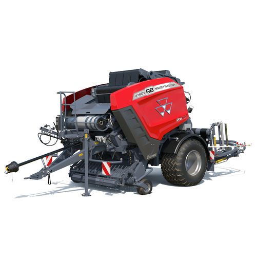 Round baler - MF RB 4160V PROTEC	 - MASSEY FERGUSON - variable chamber / with bale wrapper / silage