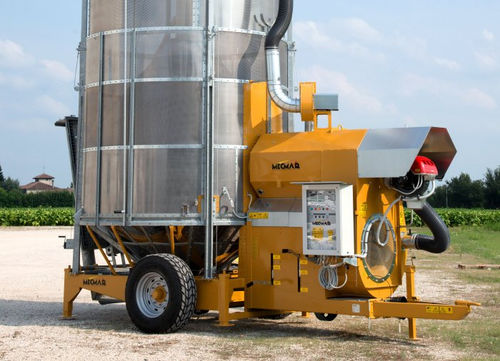 Grain dryer - SSI series - MECMAR S.p.A. - cereal / mobile / wheeled