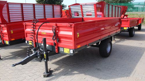 Remorque à ridelles rabattables T735A