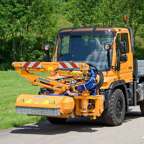 Front-mount reach mower - MFK 500 - MULAG Fahrzeugwerk Heinz Wössner GmbH & Co. KG - flail / folding / weeding
