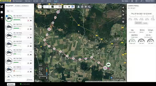 Management software - MyFleet - NEW HOLLAND - analysis / data management / mapping
