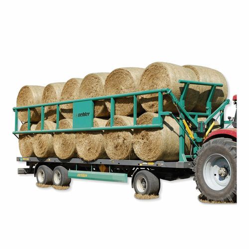 3-axle trailer - OL DDK 240 BK - Oehler Maschinen Fahrzeugbau GmbH - agricultural / for bales / 24 ton