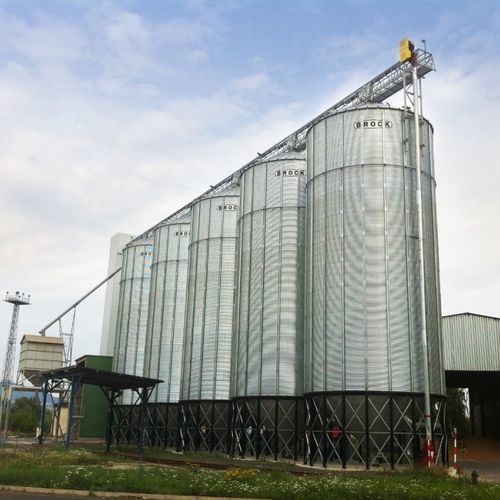 Grain silo - PAWLICA s.r.o. - metal / hopper / with flat-bottom