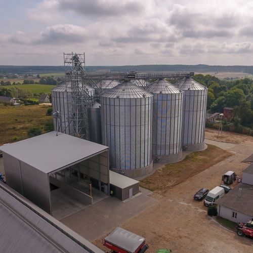 Grain silo - AGI FRAME - PAWLICA s.r.o. - for maize / for wheat / for soy
