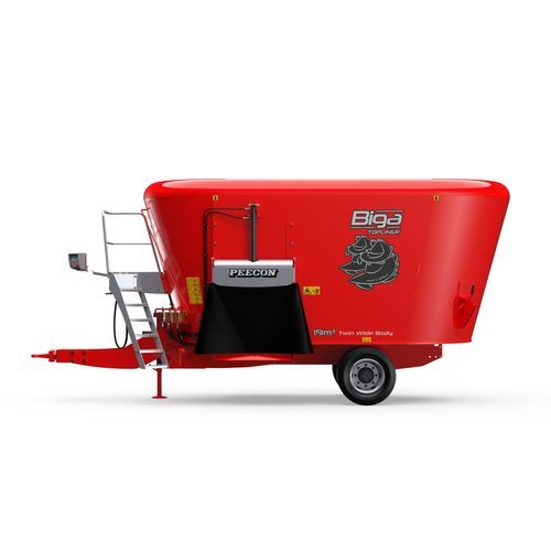 Vertical mixer - Biga Topliner Future series - Peeters Group - towed / 2-auger / PTO-driven