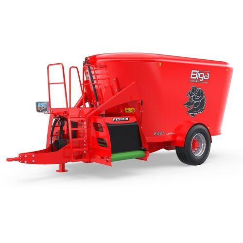 Vertical feed mixer Biga Lowliner Future series PEECON mounted