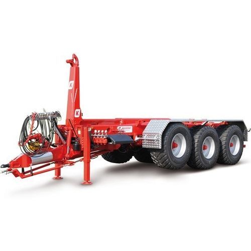 Hook lift trailer - THL 30 - Peter Kröger GmbH - mounted / 3-axle / agricultural