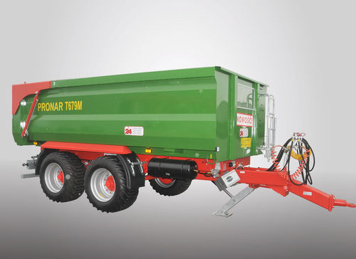 Tipping trailer - T679M - Pronar Sp. z o.o. - 2-axle / grain / 12 ton