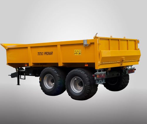 Tipping trailer - T679/3 - Pronar Sp. z o.o. - 2-axle / agricultural / 10 t ... 20 t