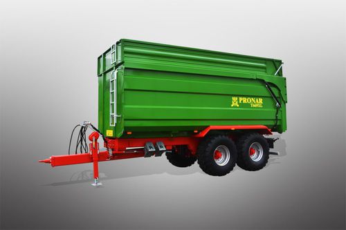 Drop-side trailer - T669XL - Pronar Sp. z o.o. - tandem axle / agricultural / 15 ton