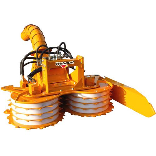 Hydraulic hedge cutter - COBRAS 1400 - RABAUD - mounted