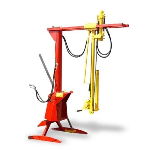 Hydraulic post driver VIBRESCOPIC 150 RABAUD tractormounted