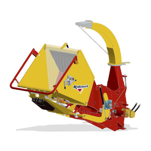 Mounted wood chipper - VEGETOR 110 H - RABAUD - PTO-driven