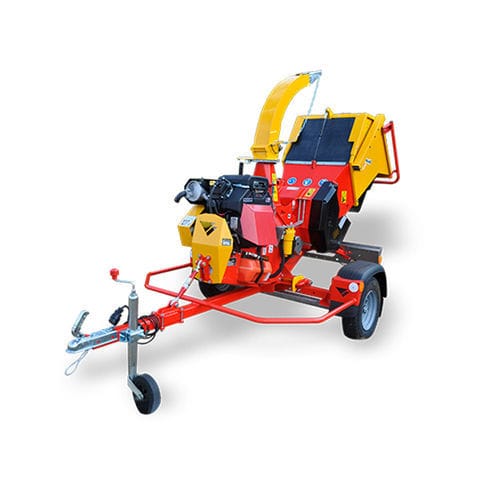 Towed wood chipper - VEGETOR 110M - RABAUD - with combustion engine