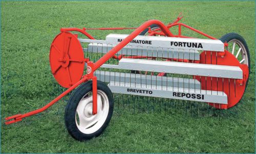 Rotary rake - 81/5 PIANURA - Repossi macchine agricole s.r.l. - side delivery