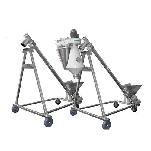 Grain conveyor - RIELA Getreidetechnik Karl-Heinz Knoop e.K. - screw / mobile / inclined