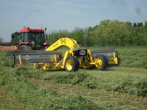 Belt rake - RT 870 - ROC srl - side delivery