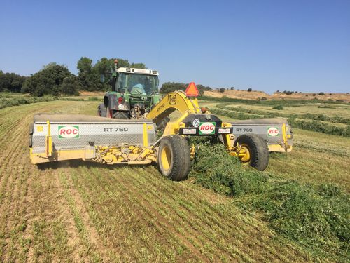 Belt rake - RT 760 - ROC srl - center delivery