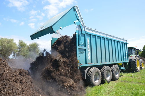 Mounted trailer - ROLLPUSH 9747 - Rolland - 3-axle / agricultural / 20 t...40 t