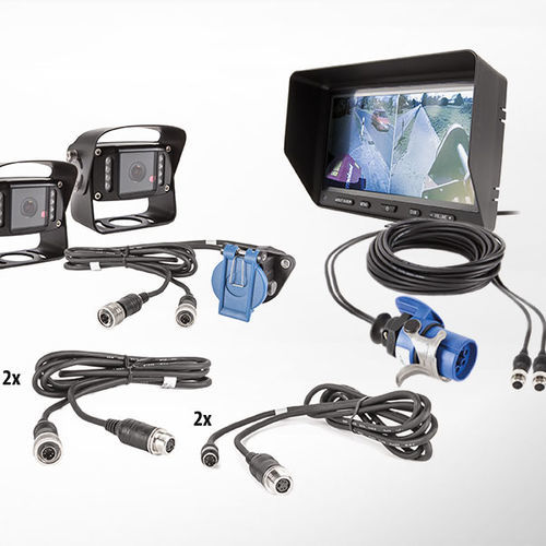 Monitoring system with camera - Front Pro FS 70-12 - ROSHO Automotive Solutions GmbH - for combine harvesters / video