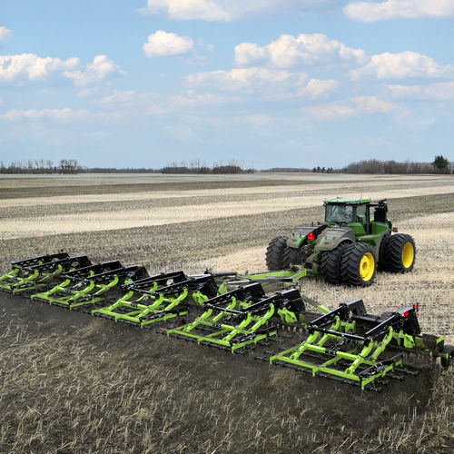 Towed disc harrow - THX-360 - Schulte Industries - 3-section / with hydraulic adjustment / depth control