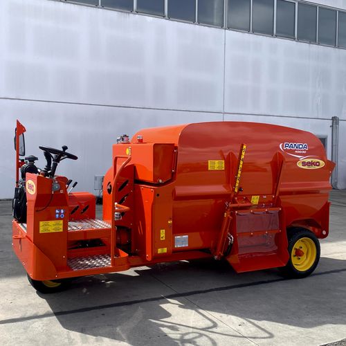 Vertical mixing wagon - PANDA 30 MB SELF - SEKO INDUSTRIES - horizontal / towed / side discharge