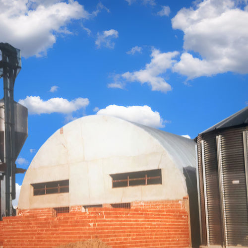 Seeds and grain storage tunnel - SILOS Spain - modular / galvanized