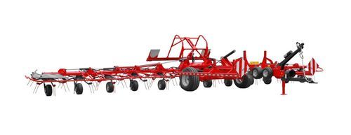 Towed rotary tedder - SPIDER HD 1300|12 T - SIP STROJNA INDUSTRIJA d.d. - folding / with gauge wheels / with hydraulic adjustment