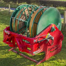 Tractor-mounted irrigation hose reel - Bak-Pak - SlurryKat Ltd.