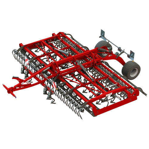 Towed field cultivator - SEVERIT 800 - 1000 - SMS CZ s.r.o. - folding / with hydraulic adjustment / with roller