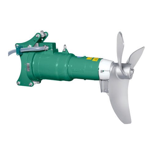 Horizontal agitator - OPTIMIX 2G 150-275 - SUMA Rührtechnik - stainless steel / submersible