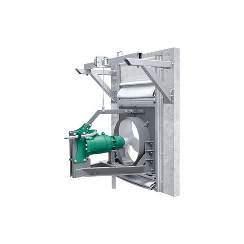 Horizontal agitator - Optimix  - SUMA Rührtechnik - submersible / stainless steel / fixed