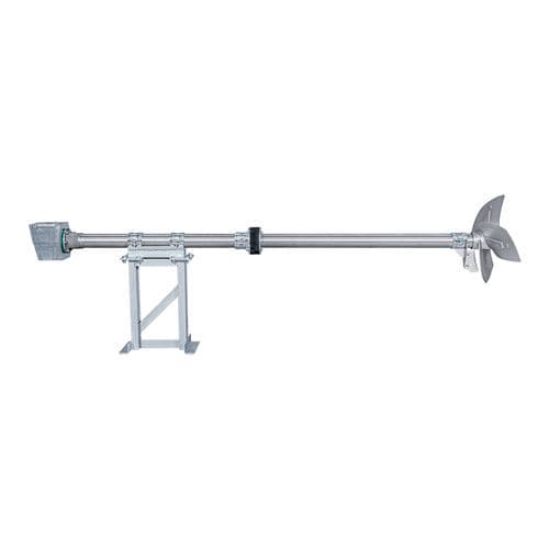 Horizontal agitator - GIANTMIX Z3 HY STATIONARY - SUMA Rührtechnik - stainless steel / electrically-powered / fixed