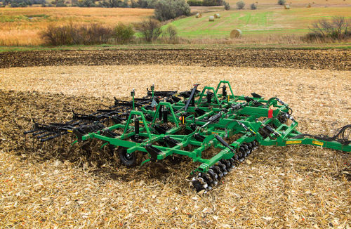 Towed field cultivator - CC series - Summers Mfg. Co. - folding / chisel / with disk harrow