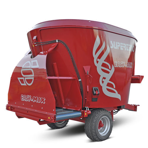 Vertical mixer - VM Easy Mix - SUPERTINO SRL - towed / side discharge / single-auger