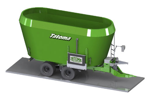 Vertical mixer - MVL-24, MVL-26, MVL-30 - TATOMA - towed / 2-auger